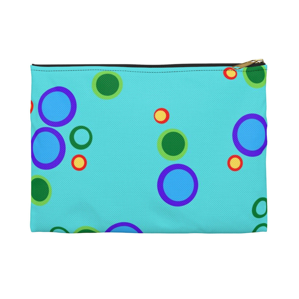 Blue Bubbles Accessory Pouch