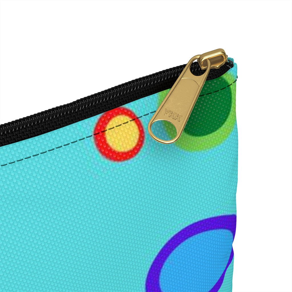 Blue Bubbles Accessory Pouch