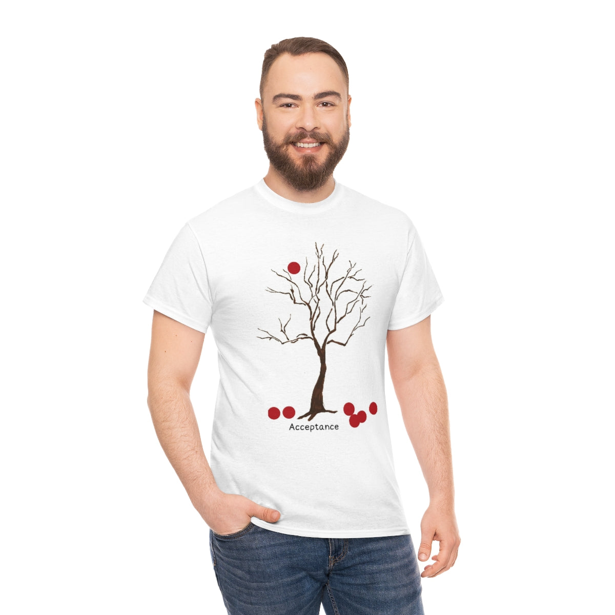 Acceptance Emotive Tree Cotton Tee