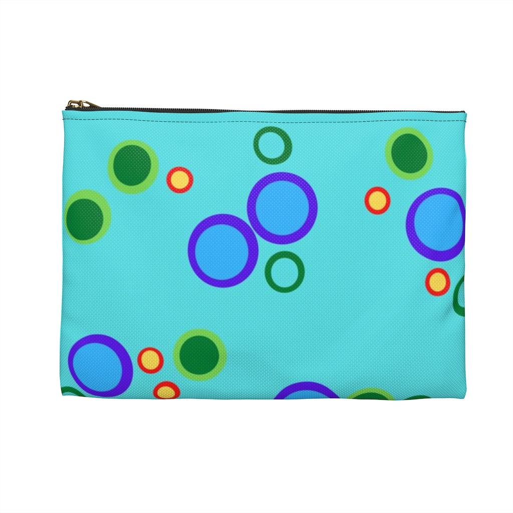 Blue Bubbles Accessory Pouch