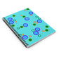 Blue Bubbles Spiral Notebook