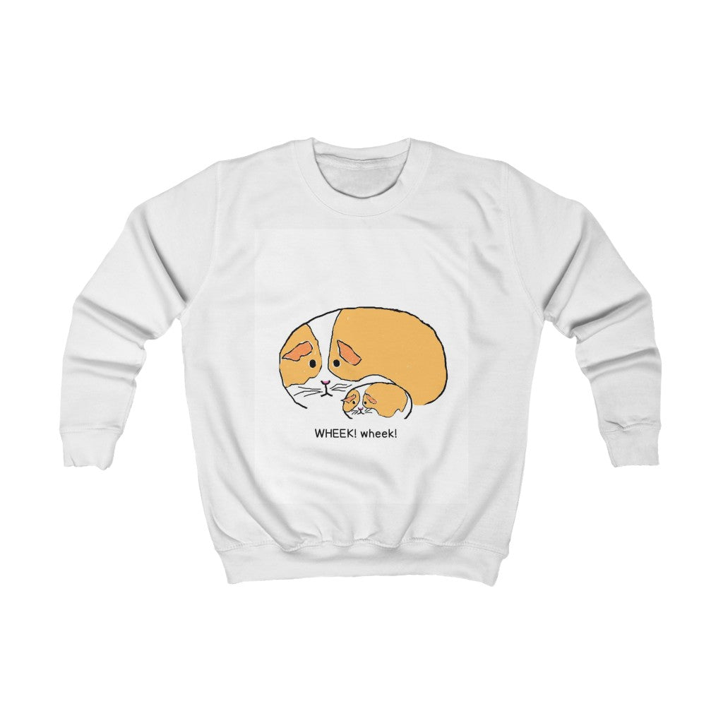 Guinea Pig Whimsy Kids Sweatshirt