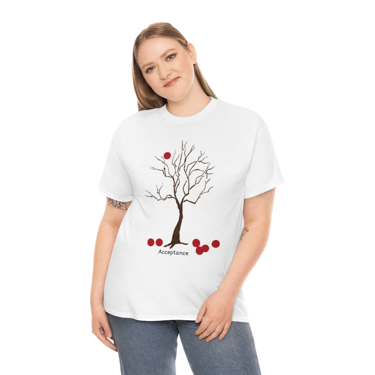 Acceptance  Emotive Tree Cotton Tee